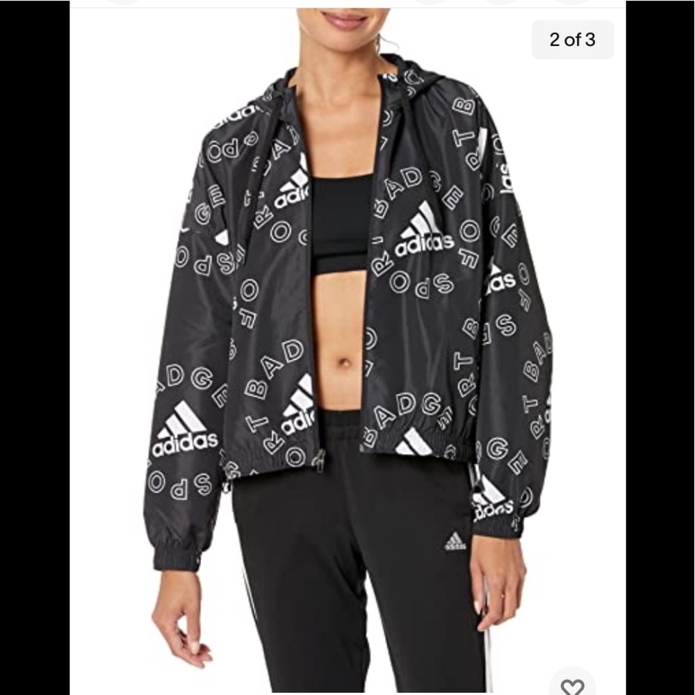 adidas Women's Essentials Logo All Over Print Loos